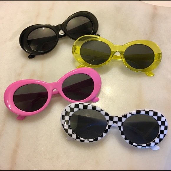 LAST ONE!! New Yellow Retro Sunglasses Sunnies - Picture 7 of 8